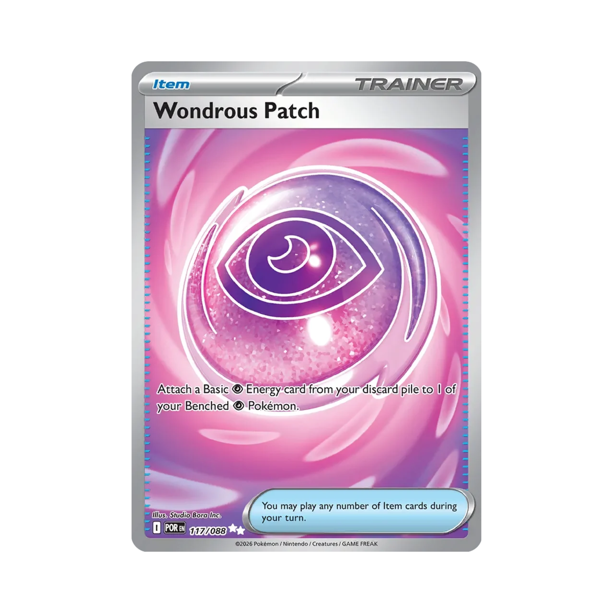 Wondrous Patch 117/088 Perfect Order Ultra Rare Near Mint