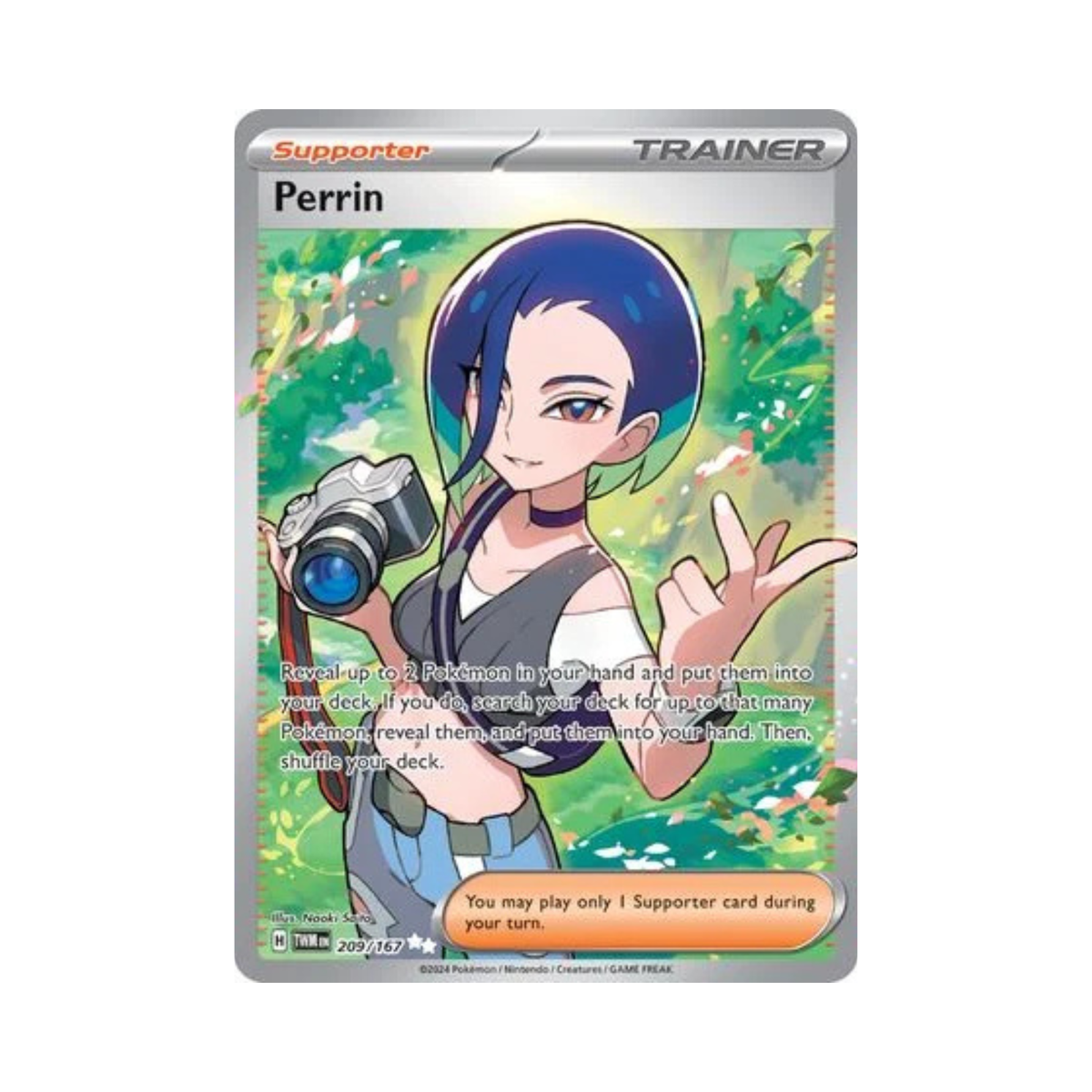 Perrin 209/167 Twilight Masquerade Full Art Rare Near Mint