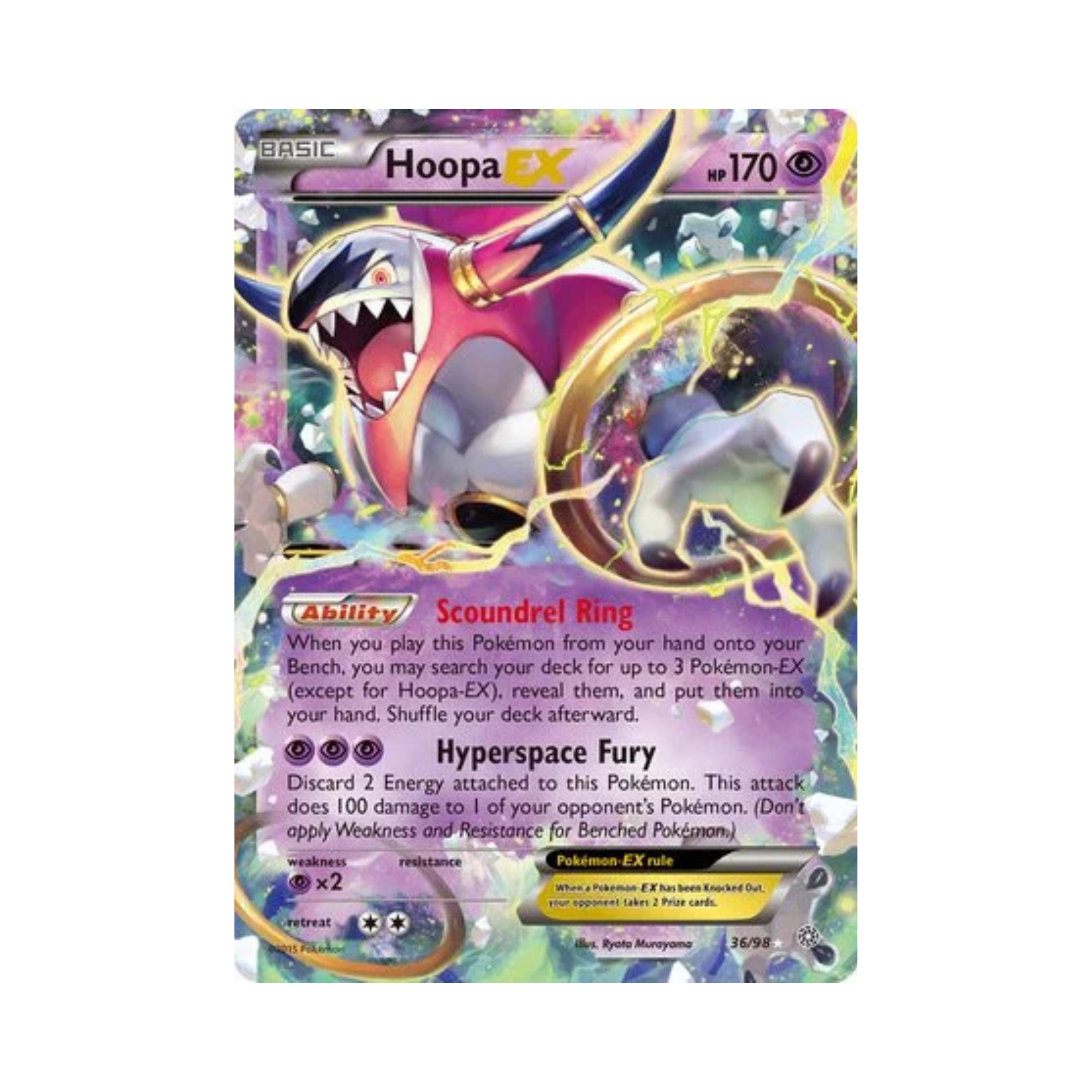 Hoopa EX 36/98 Ancient Origins Rare Near Mint