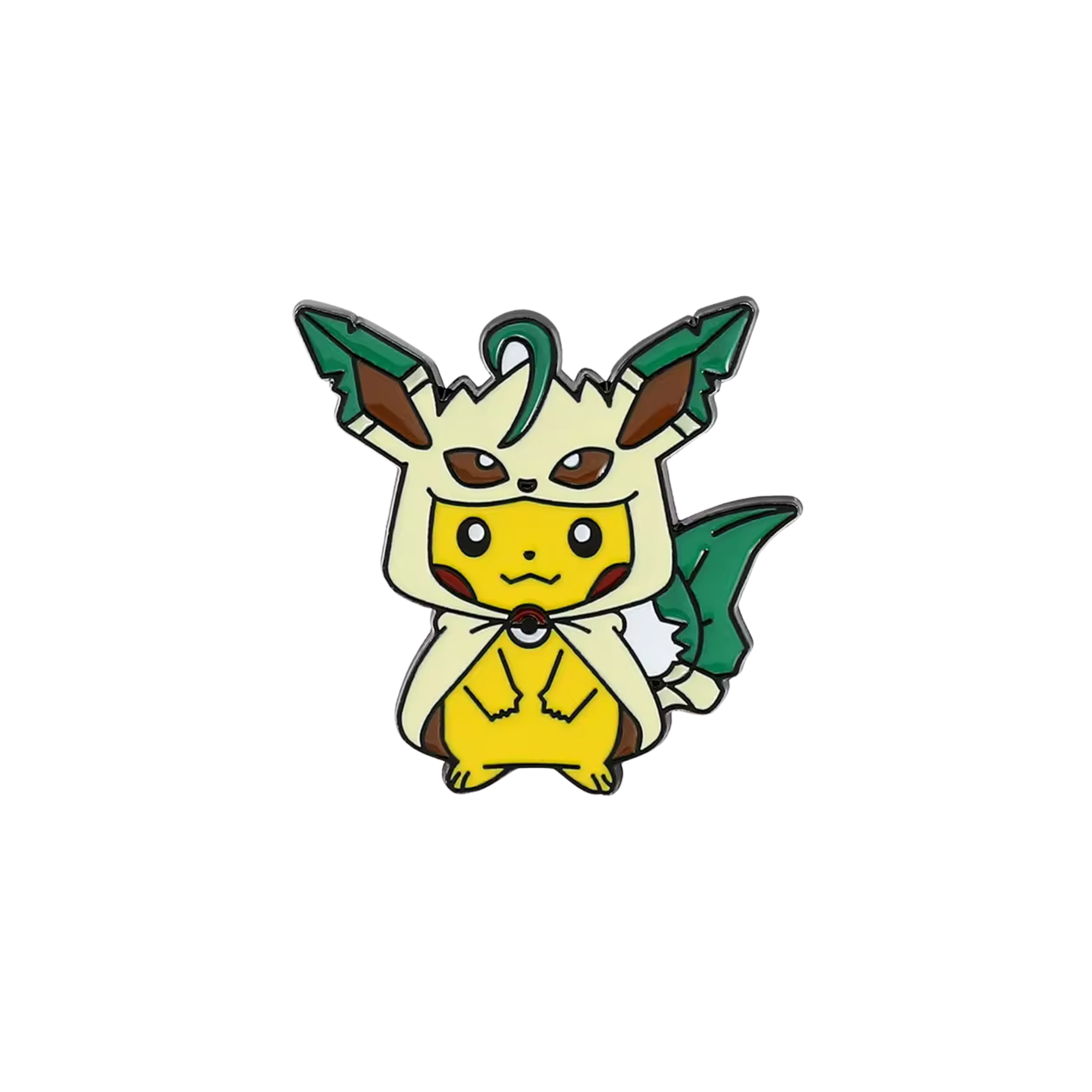 Leafeon Pikachu Poncho Pin