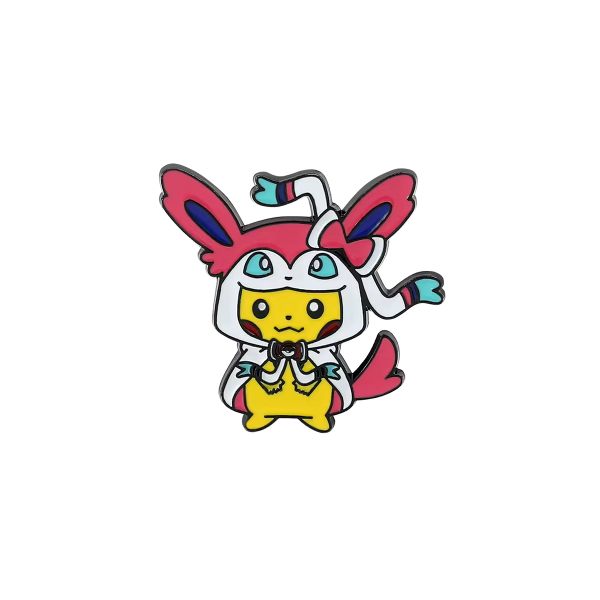 Sylveon Pikachu Poncho Pin